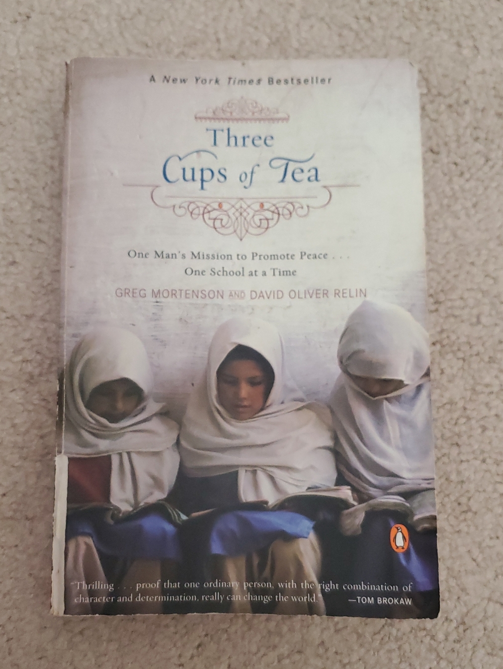"Three Cups of Tea" novel